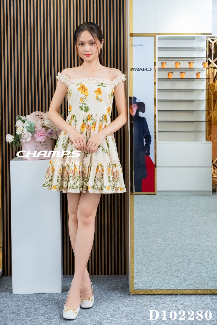 ĐẦM HOA VAI TRỄ 102280