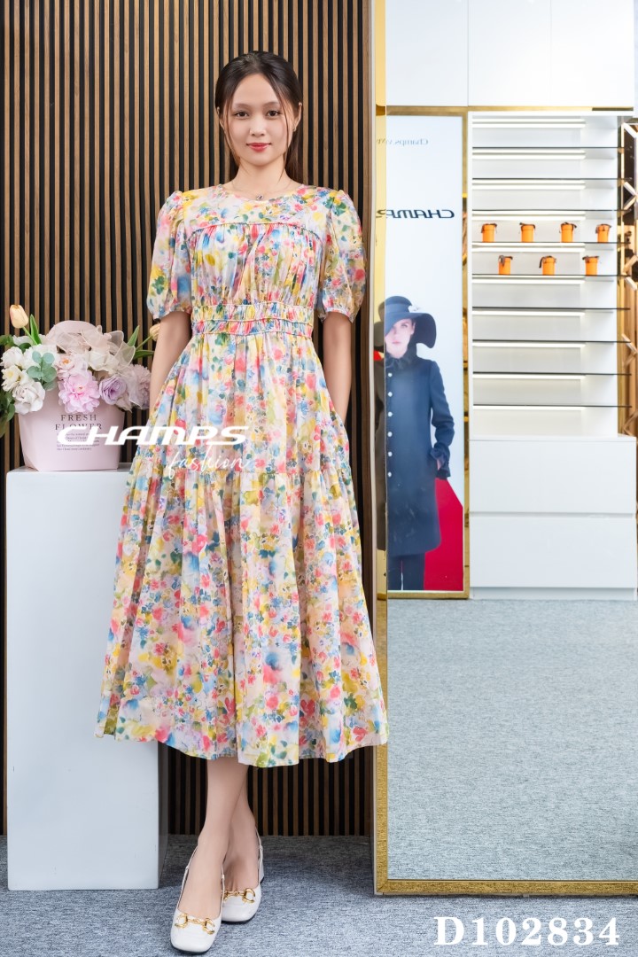 ĐẦM XÔ HOA VĂN VANG 102834