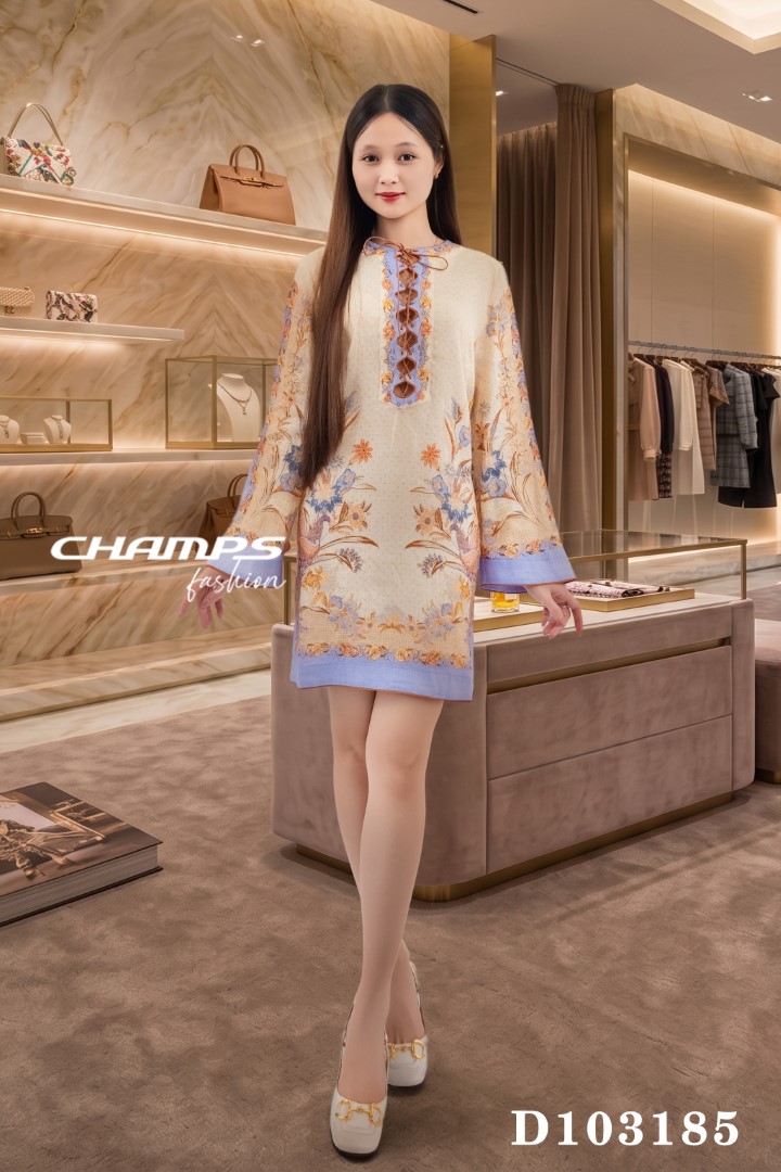ĐẦM SUÔN ZIMMERMAN HOA VĂN 103185