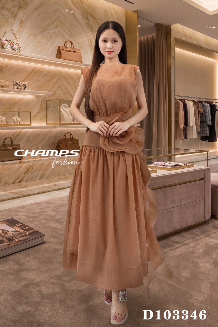 ĐẦM NÂU DÀI HOA TO 103346