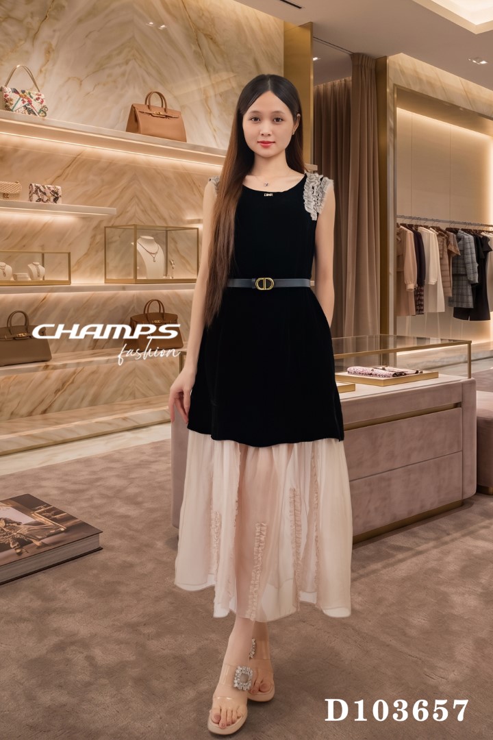 ĐẦM NHUNG DÀI DN 103657