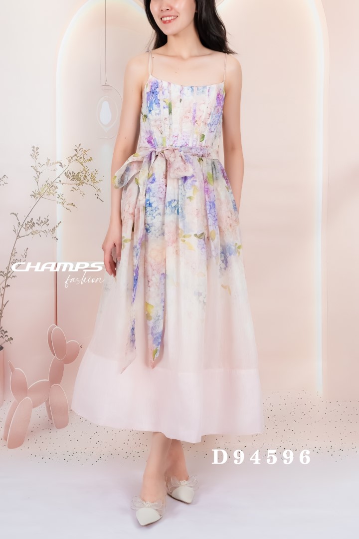 ĐẦM ZIM HOA TÍM DÂY DN 94596