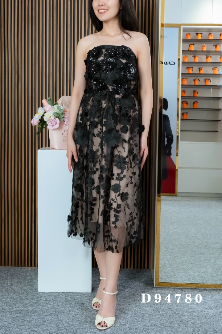 ĐẦM REN MÀU 94780