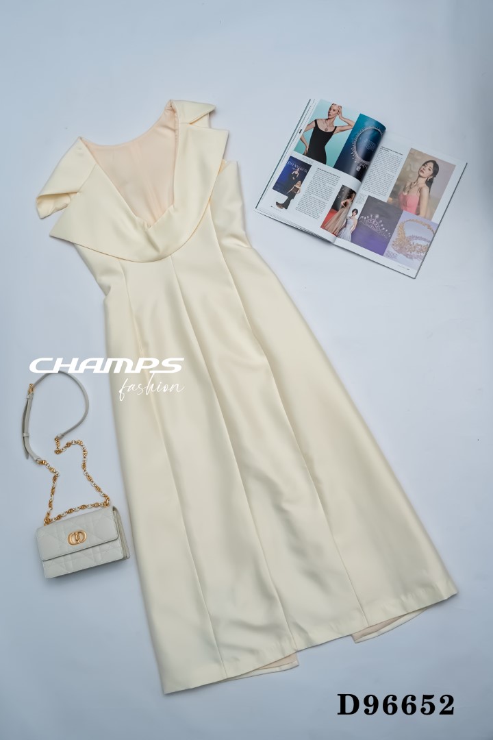 ĐẦM KEM DAI LỆCH VAI 96652