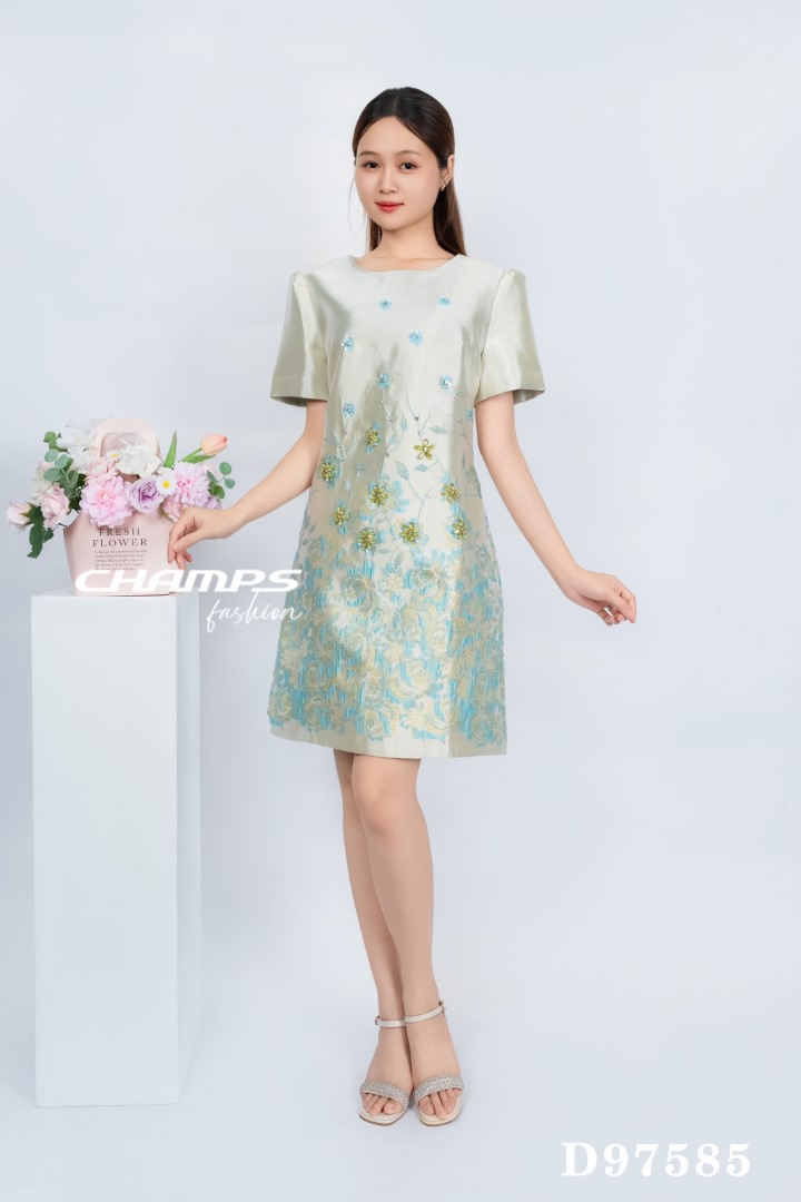 ĐẦM SUÔN D&G HOA XANH CƯỜM 97585