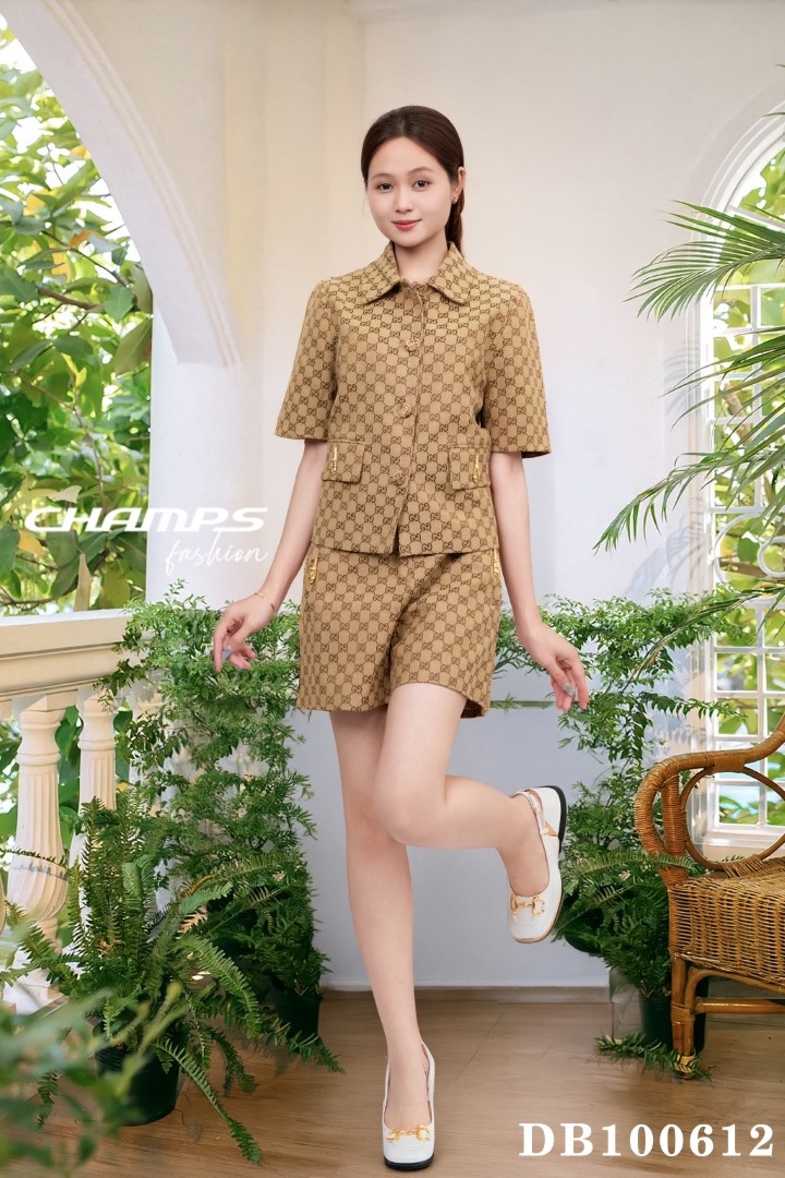 BỘ GUCCI DN NÂU 100612