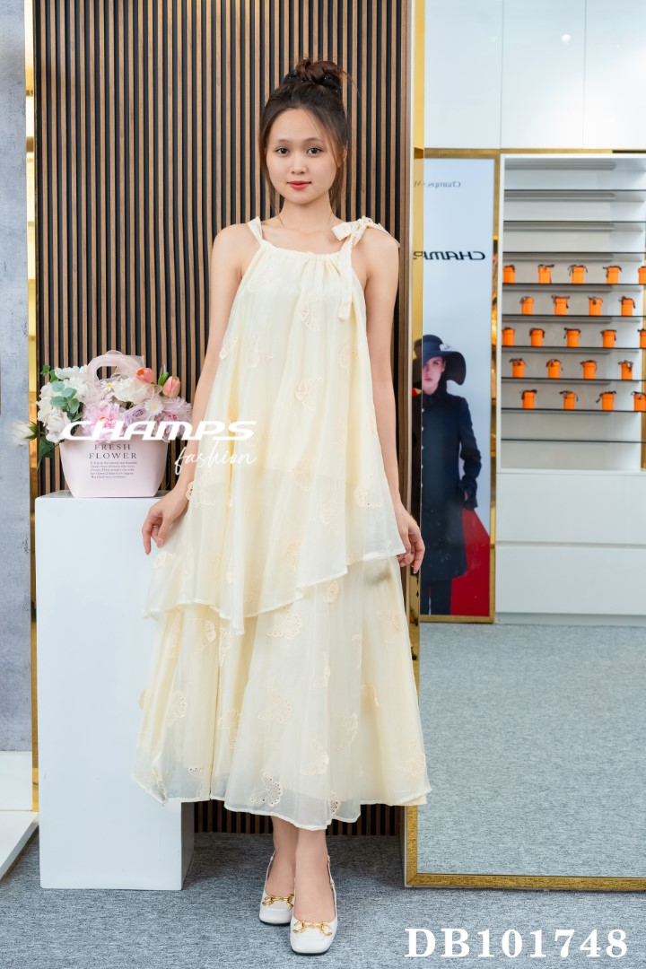 BỘ TƠ BƯỚM KEM -DN 101748