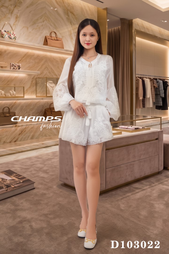 BỘ SHORT TƠ TRẮNG LÓT 103022