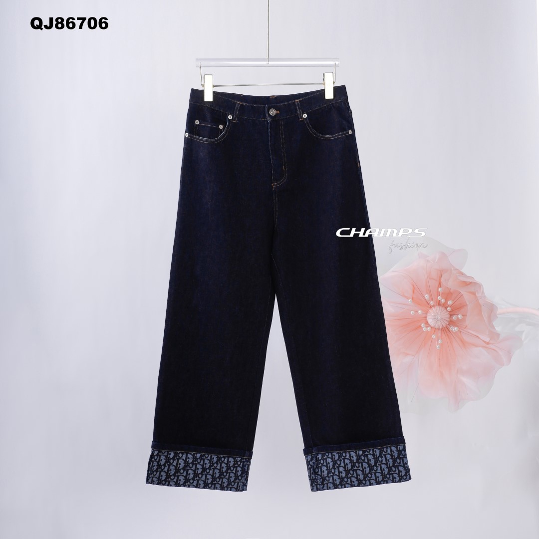 QUẦN JEAN LAI LẬT DIOR 86706