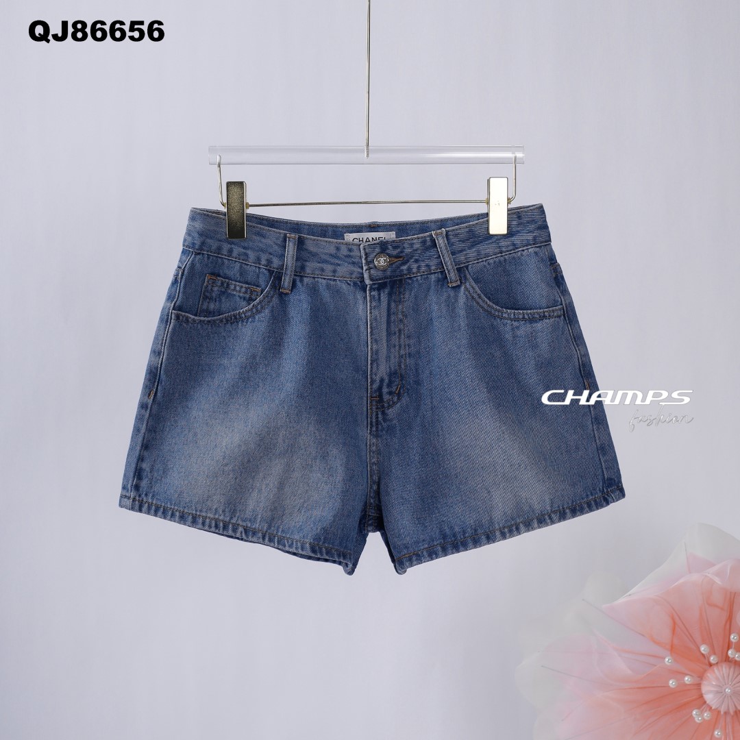 QUẦN SHORT JEAN XANH CHANEL 86656