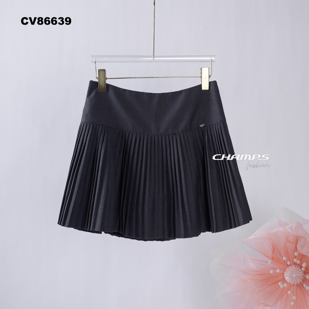 CHÂN VÁY XÁM XẾP LY 86639