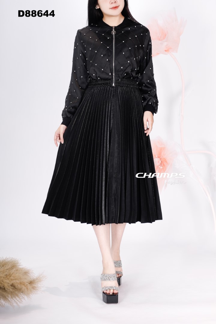 ĐẦM ĐEN ĐÍNH ĐÁ HÀN QUỐC 88644