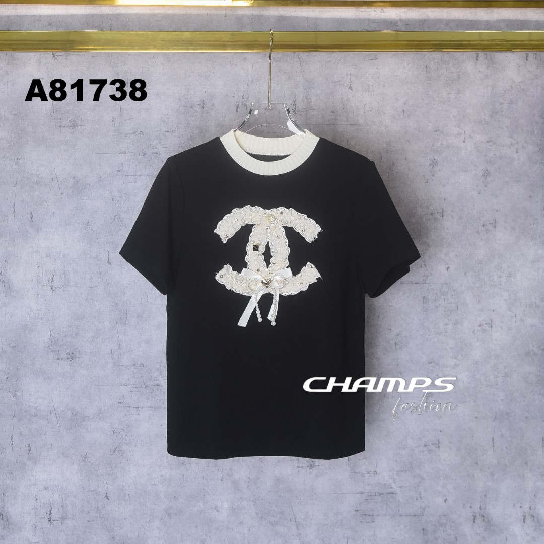 ÁO THUN ĐEN CHANEL 81738