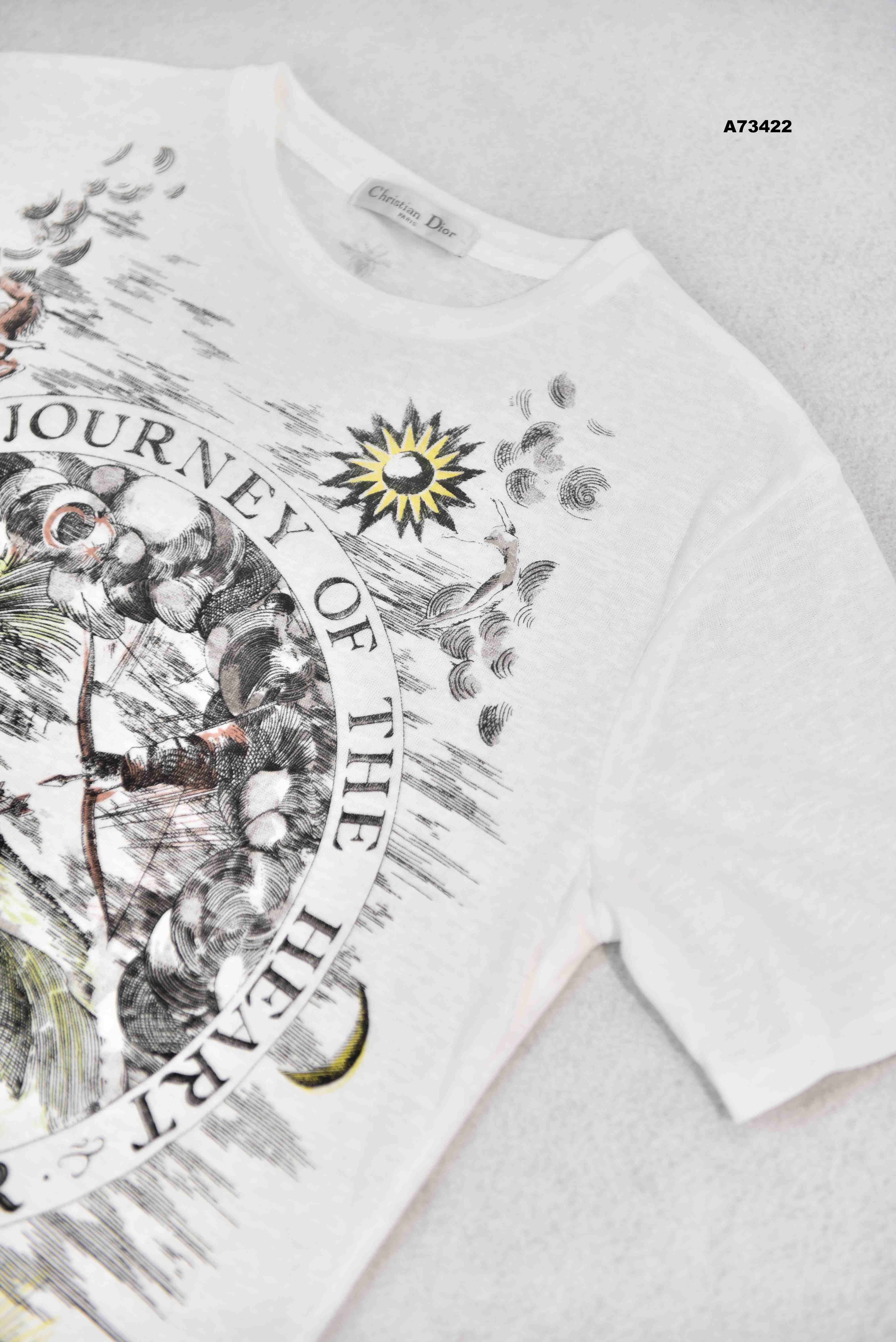 ÁO THUN DIOR HOA VĂN 73422