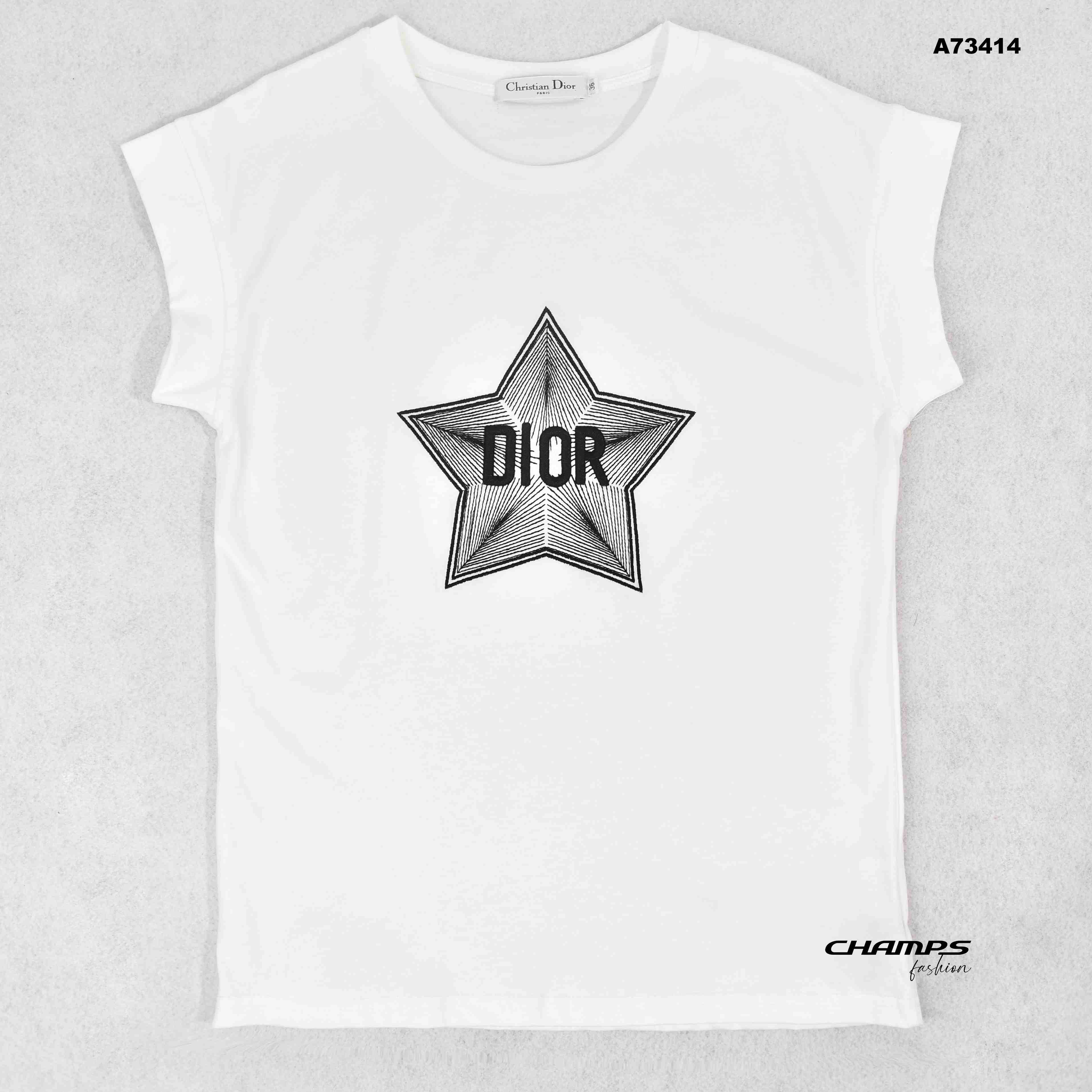 ÁO THUN TRẮNG SAT CÁNH DIOR 73414