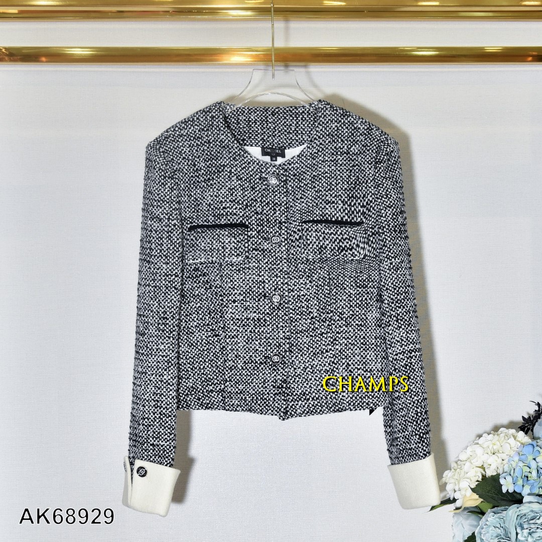 ÁO KHOÁC DẠ CHANEL 68929