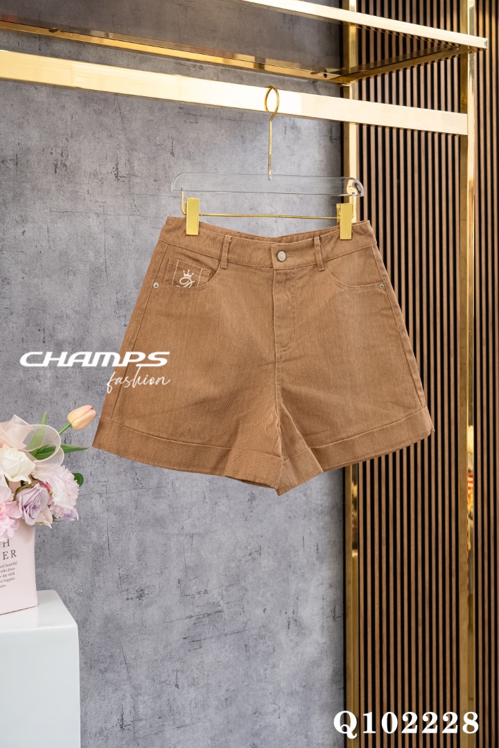 QUẦN SHORT NÂU 102228