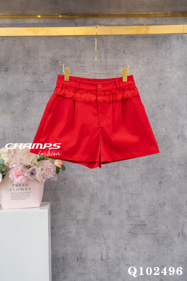 QUẦN SHORT ĐỎ 102496