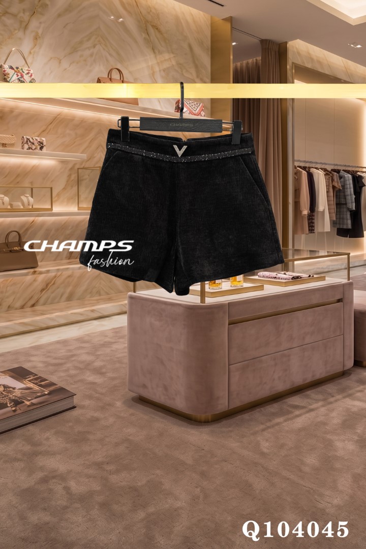 QUẦN SHORT ĐEN V 104045