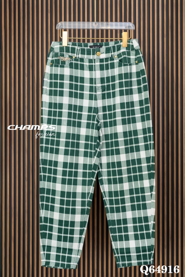 QUẦN BETGHI CARO XANH 64916