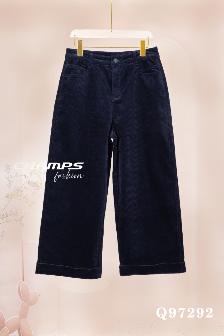 QUẦN NHUNG GÂN XANH 90F 97292