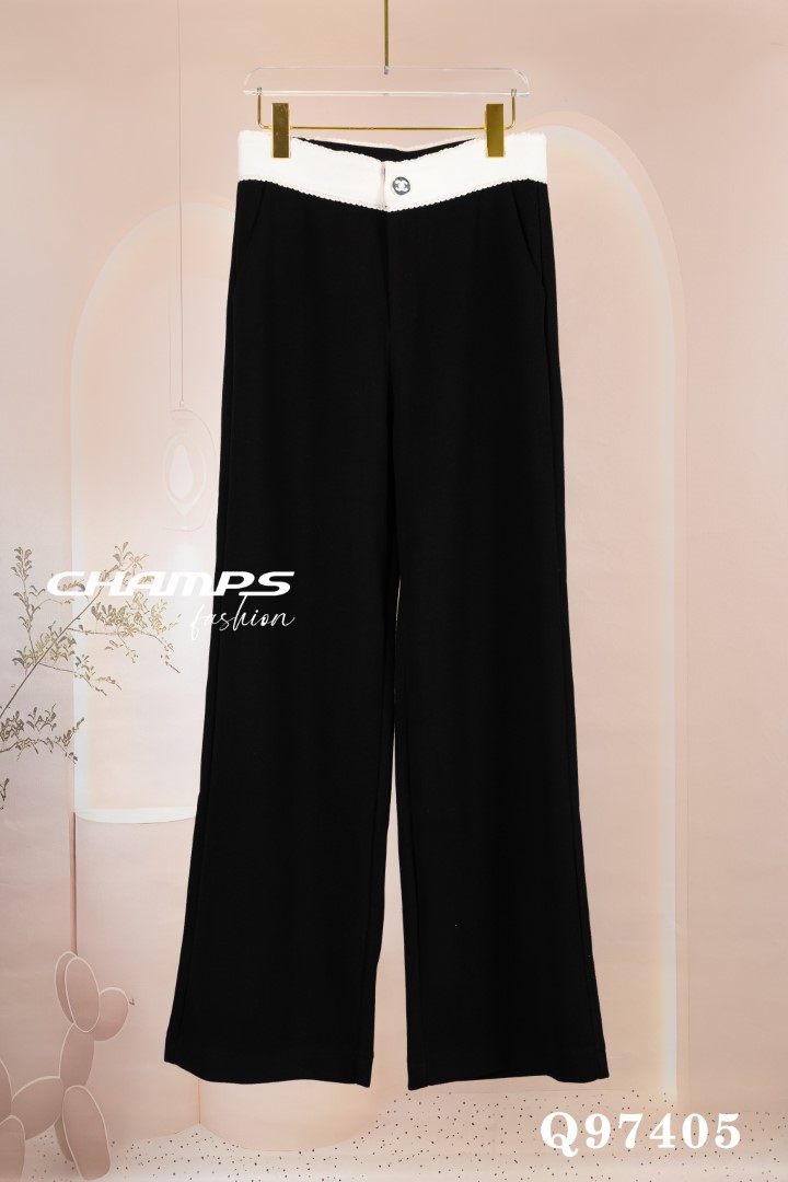 QUẦN SUÔN ĐEN CHANEL 97405