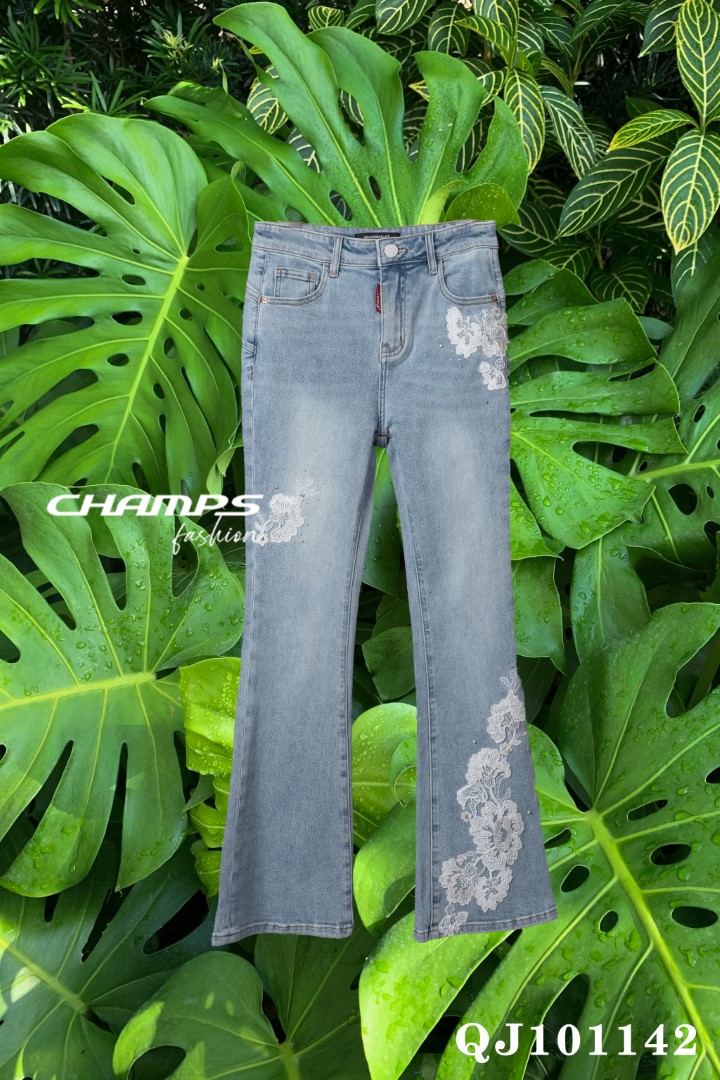 QUẦN JEAN XANH BASS REN 101142