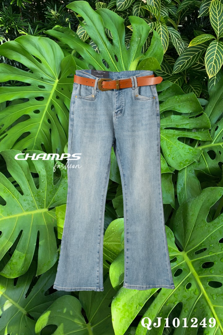 QUẦN JEAN BASS 90F LOGO B DN 101249