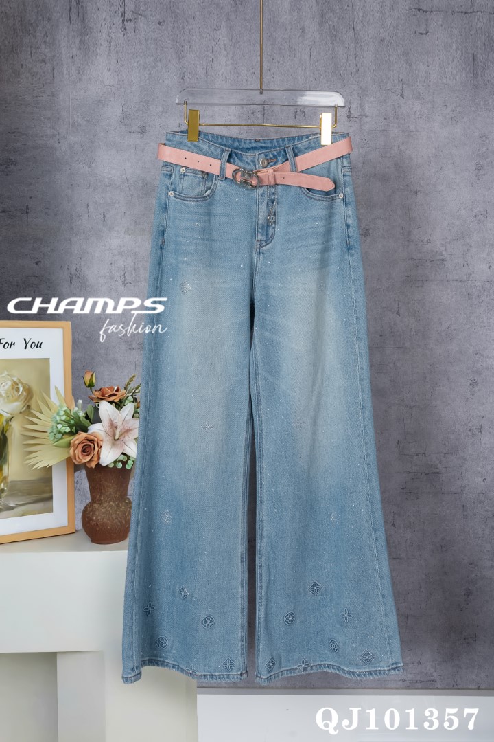 QUẦN JEAN BASS MỀM XANH DN 101357