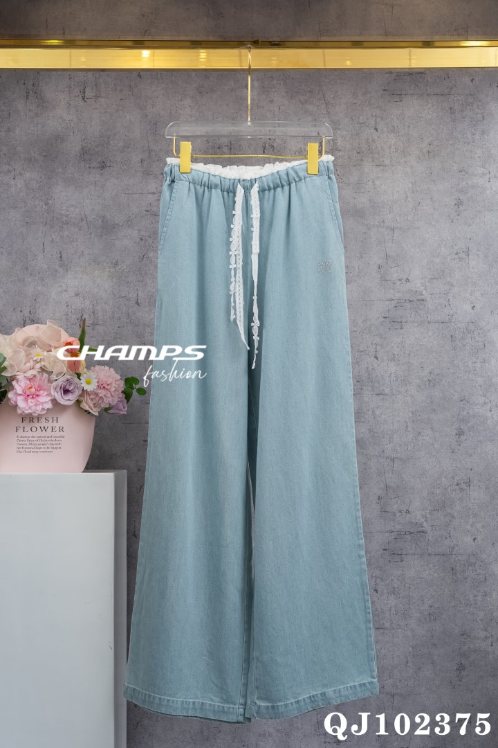 QUẦN SUÔN JEAN XANH 102375