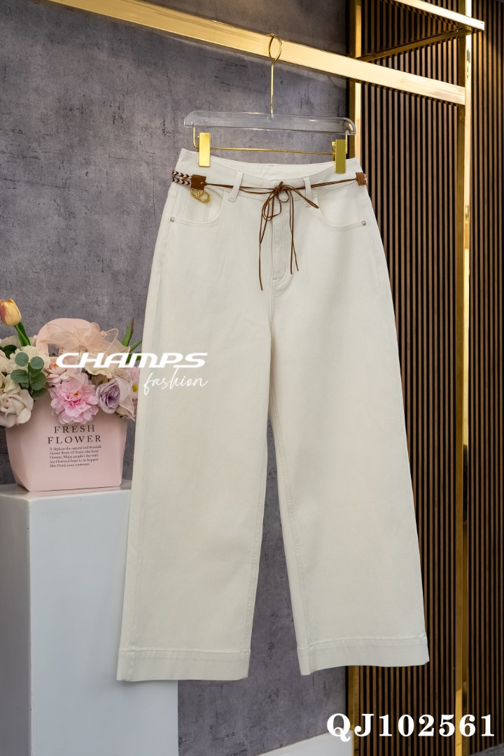 QUẦN JEAN SUÔN V TRẮNG DN 102561