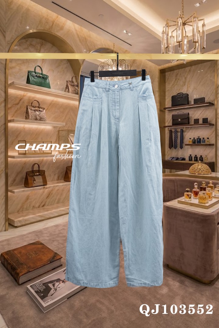 QUẦN JEAN SUÔN XANH CHANEL 103552