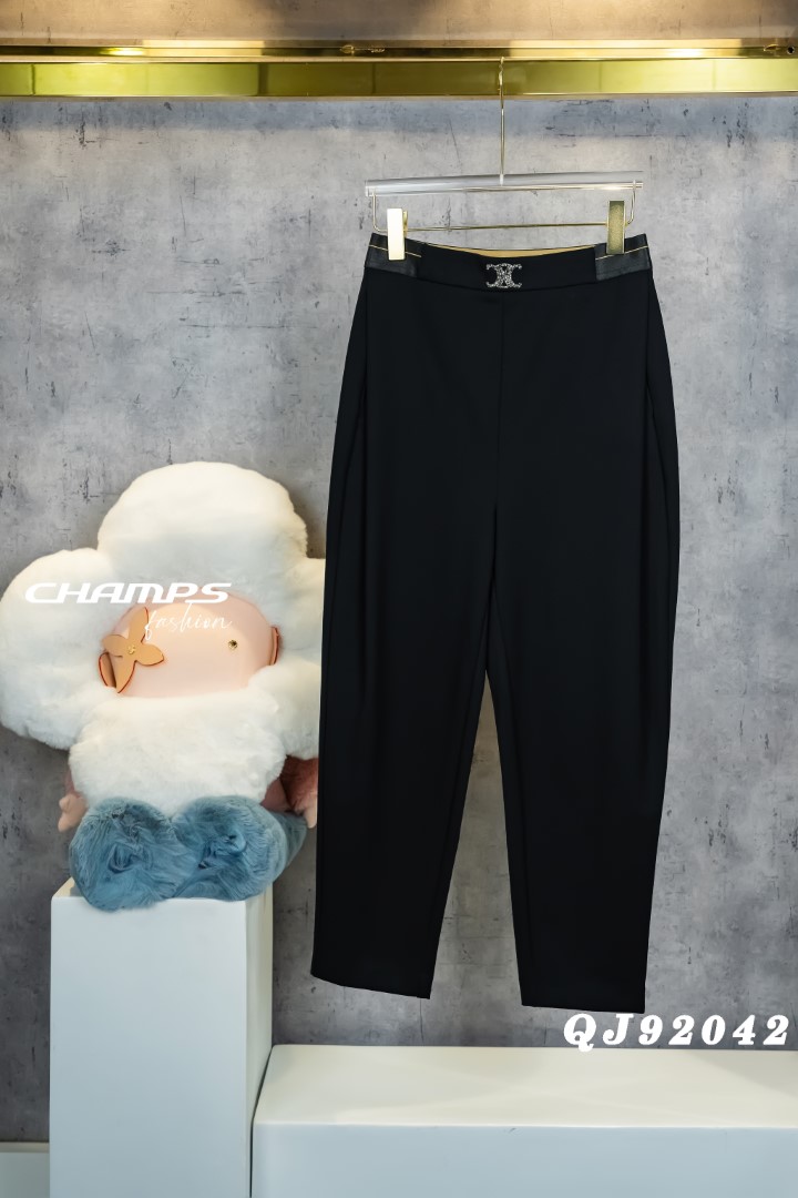 QUẦN THUN ĐEN BETGHI LƯNG CLEINE 92042