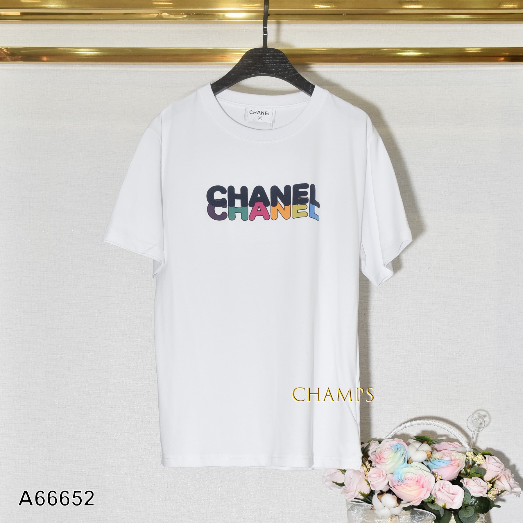 ÁO THUN THUN TRẮNG CHANEL 66652