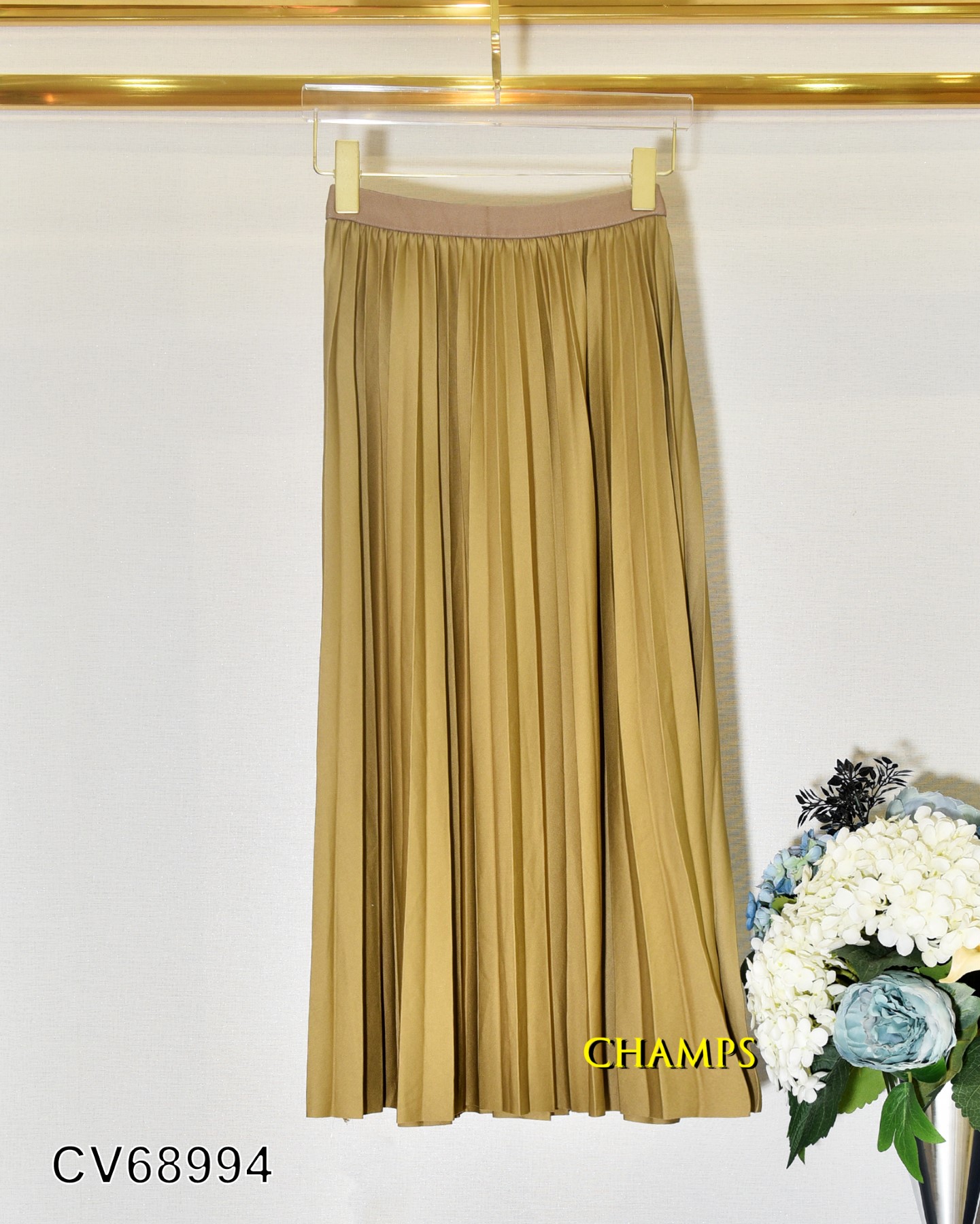 CHÂN VÁY NÂU XẾP 68994
