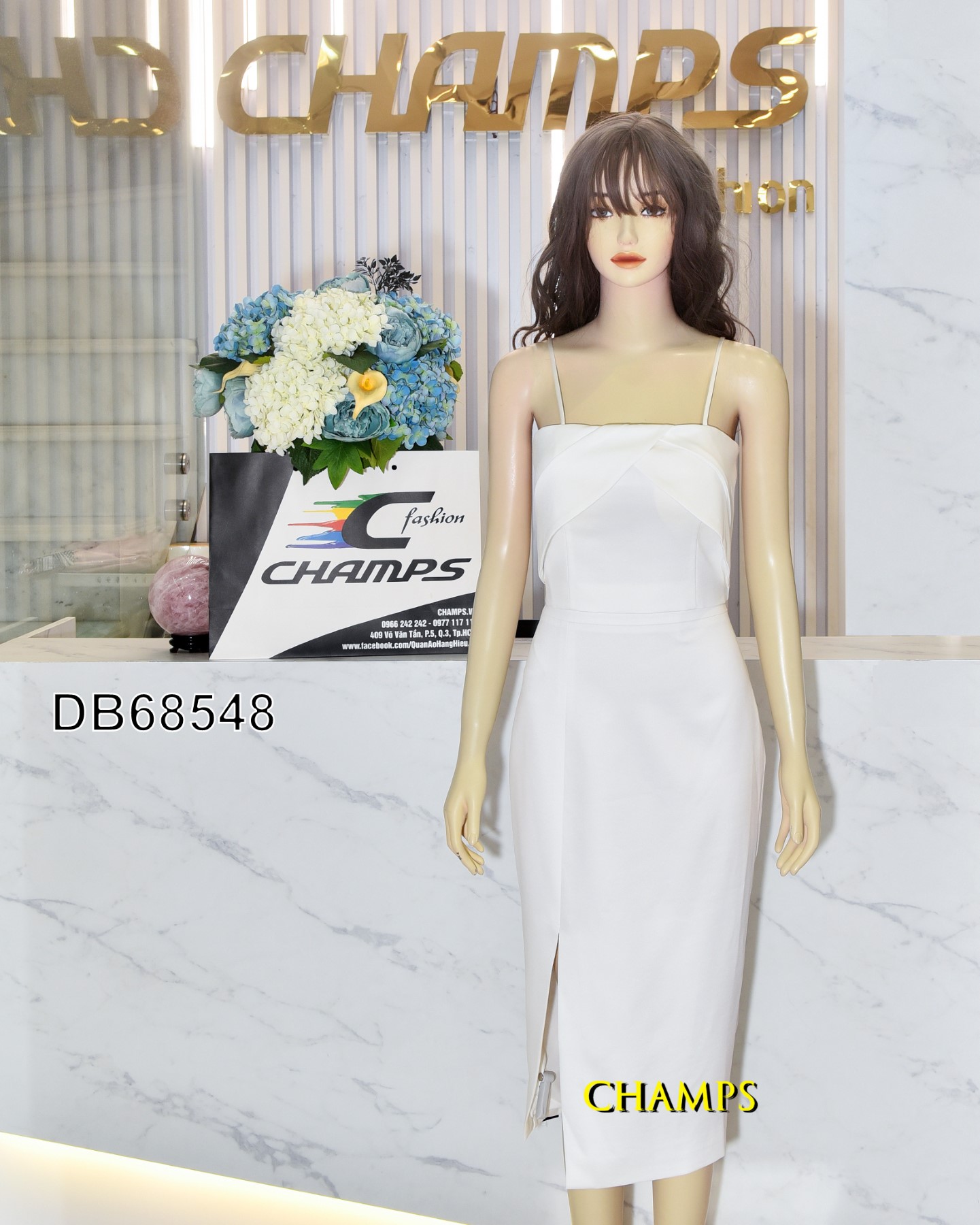 BỘ 2 DÂY NƠ +CV DÀI ÔM TRẮNG 68548