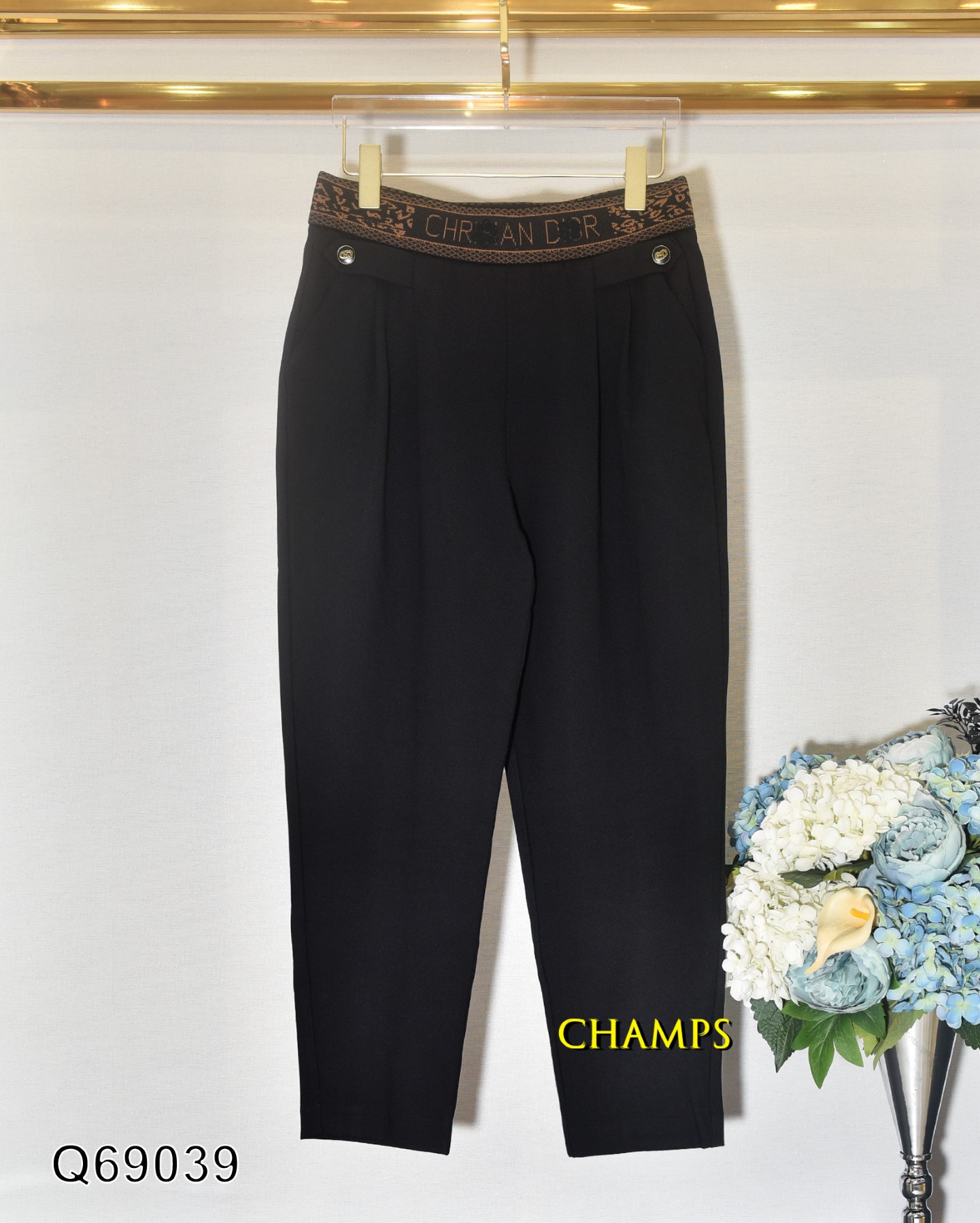 QUẦN THUN ĐEN 75F BETGHI DIOR 69039