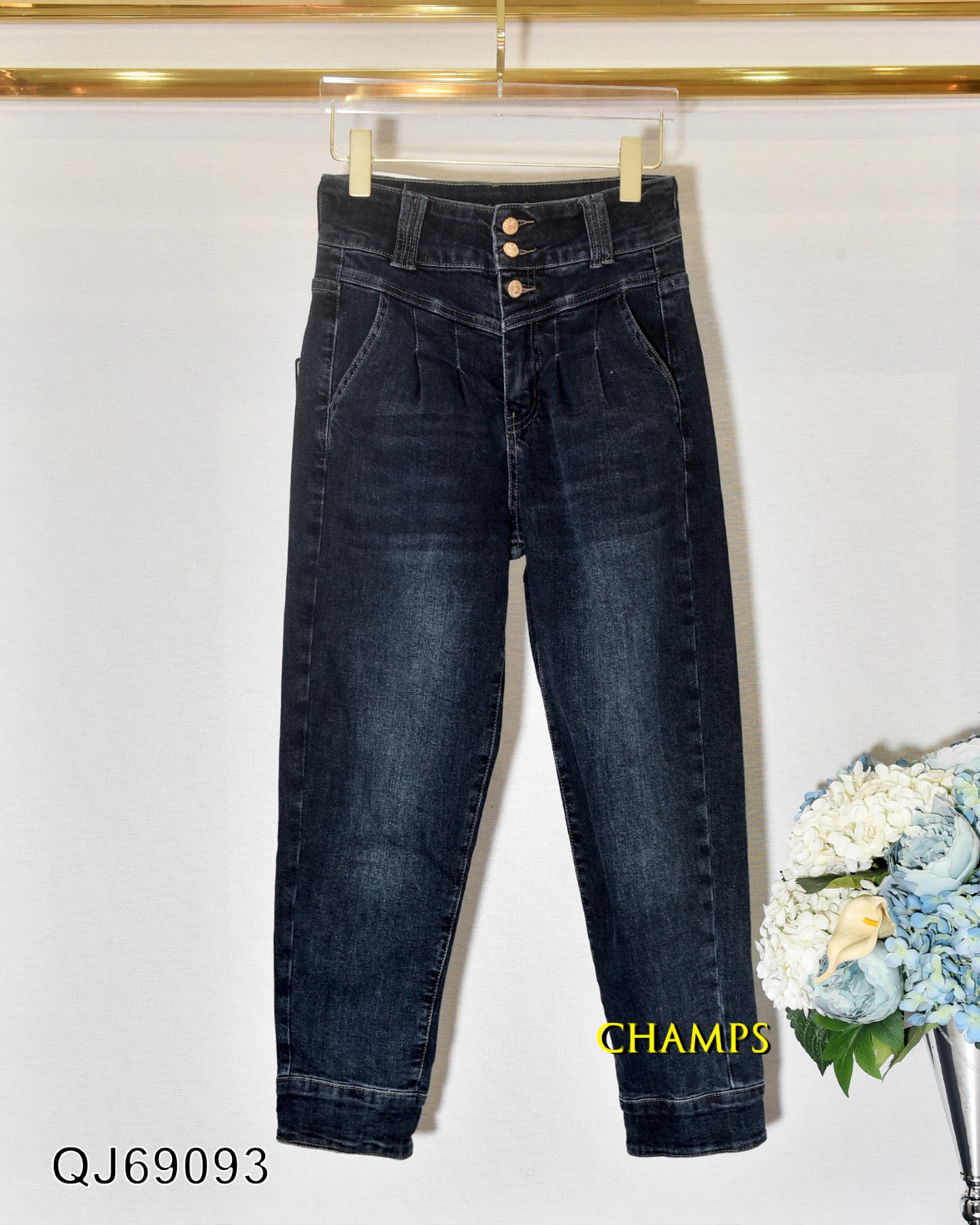 QUẦN JEAN BETGHI ĐEN CHANEL 69093