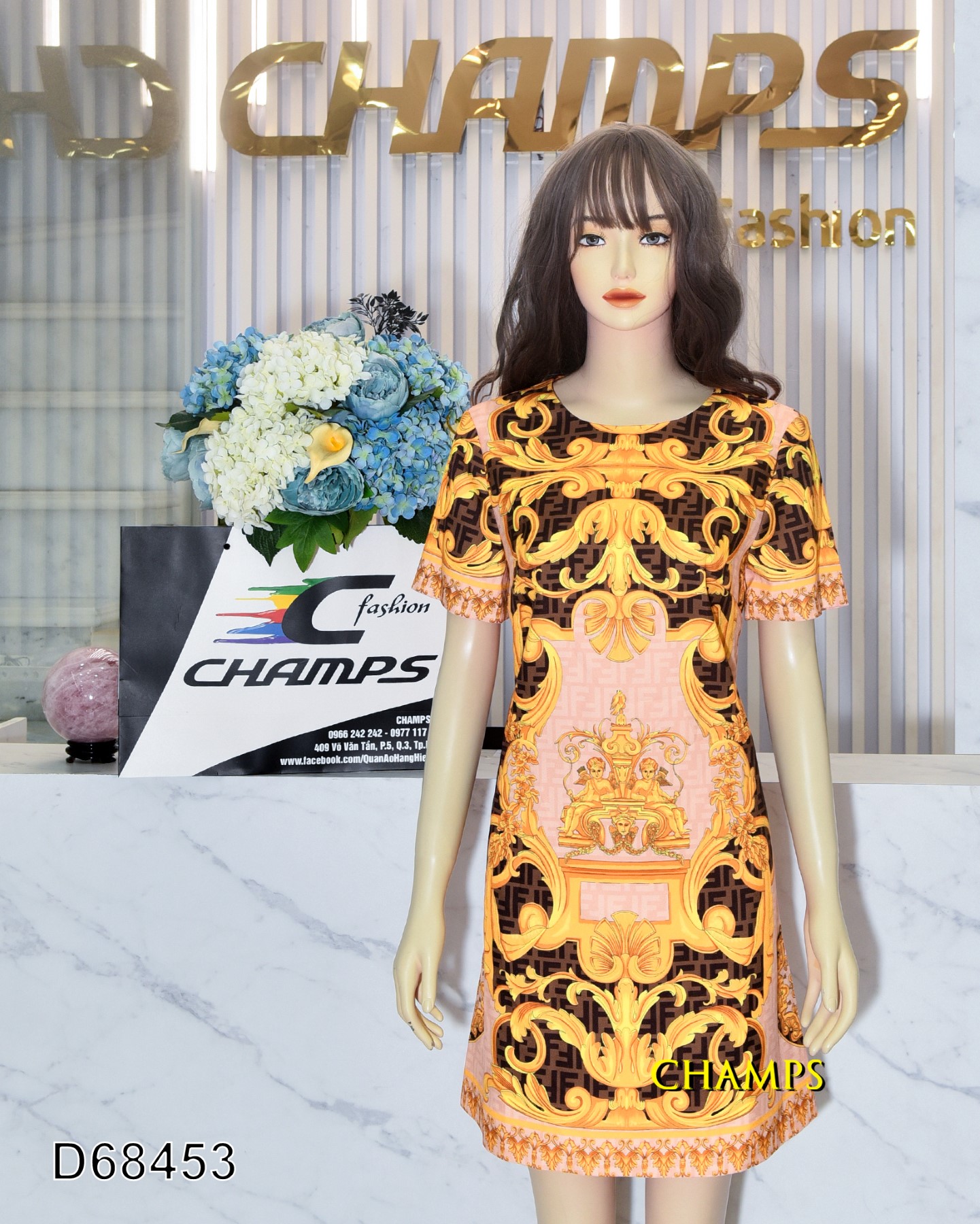 ĐẦM SUÔN FENDI 68453