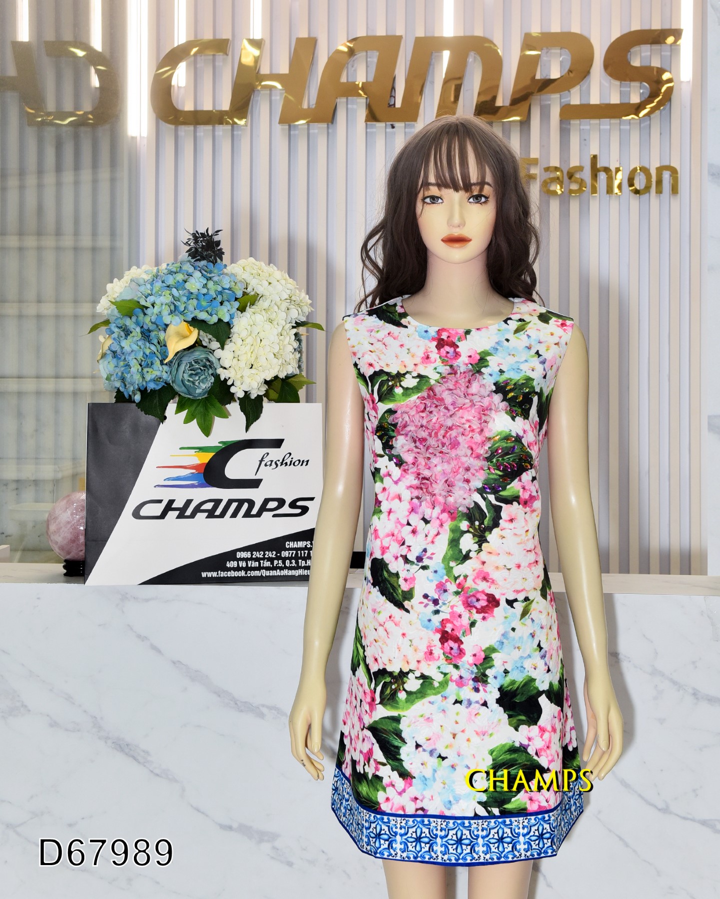 ĐẦM GẤM D&G CẨM TÚ CẦU 67989