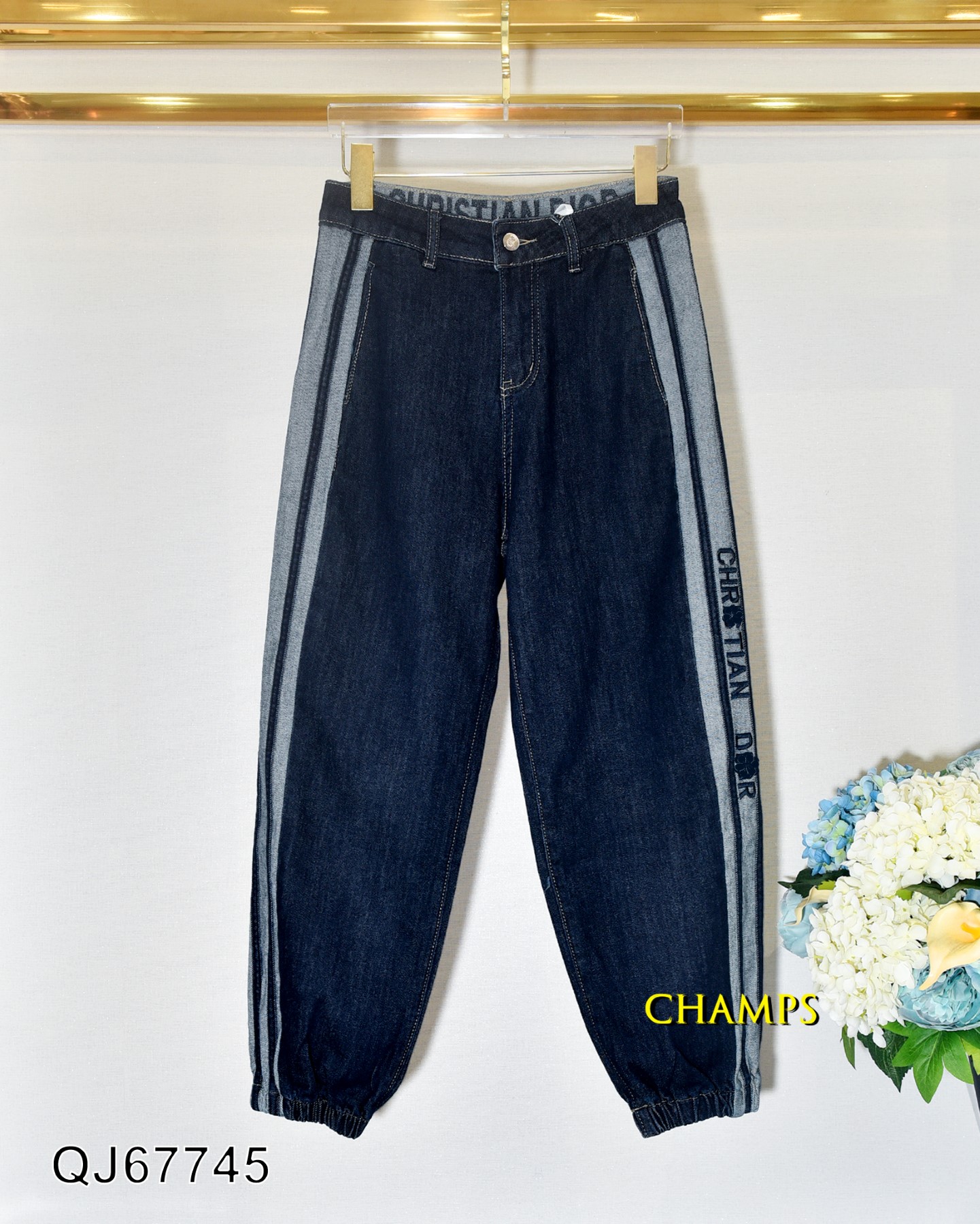 QUẦN JEAN XANH LAI BO 67745