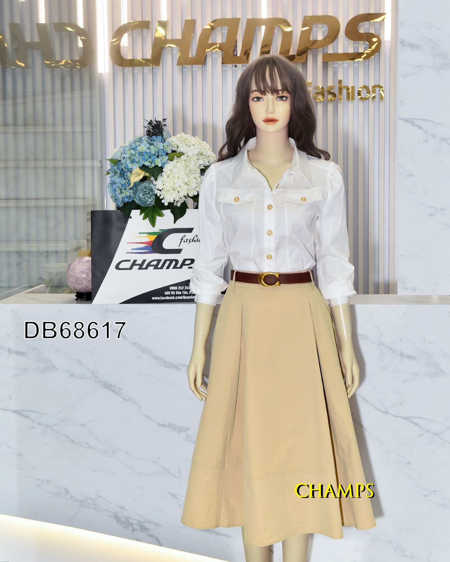 BỘ SƠ MI TRẮNG +CV KEM +DN 68617