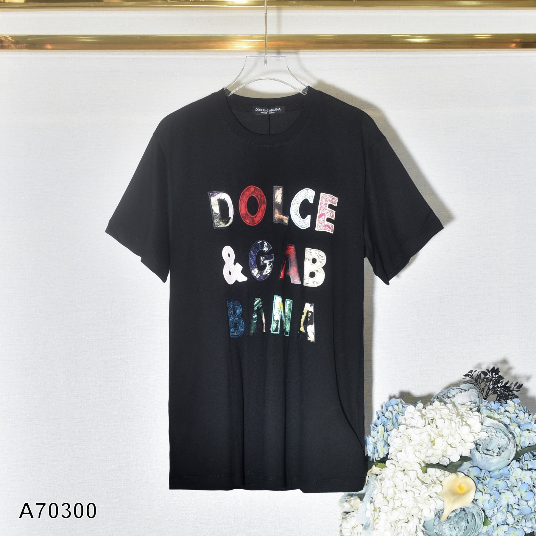 ÁO THUN ĐEN DG&G 70300