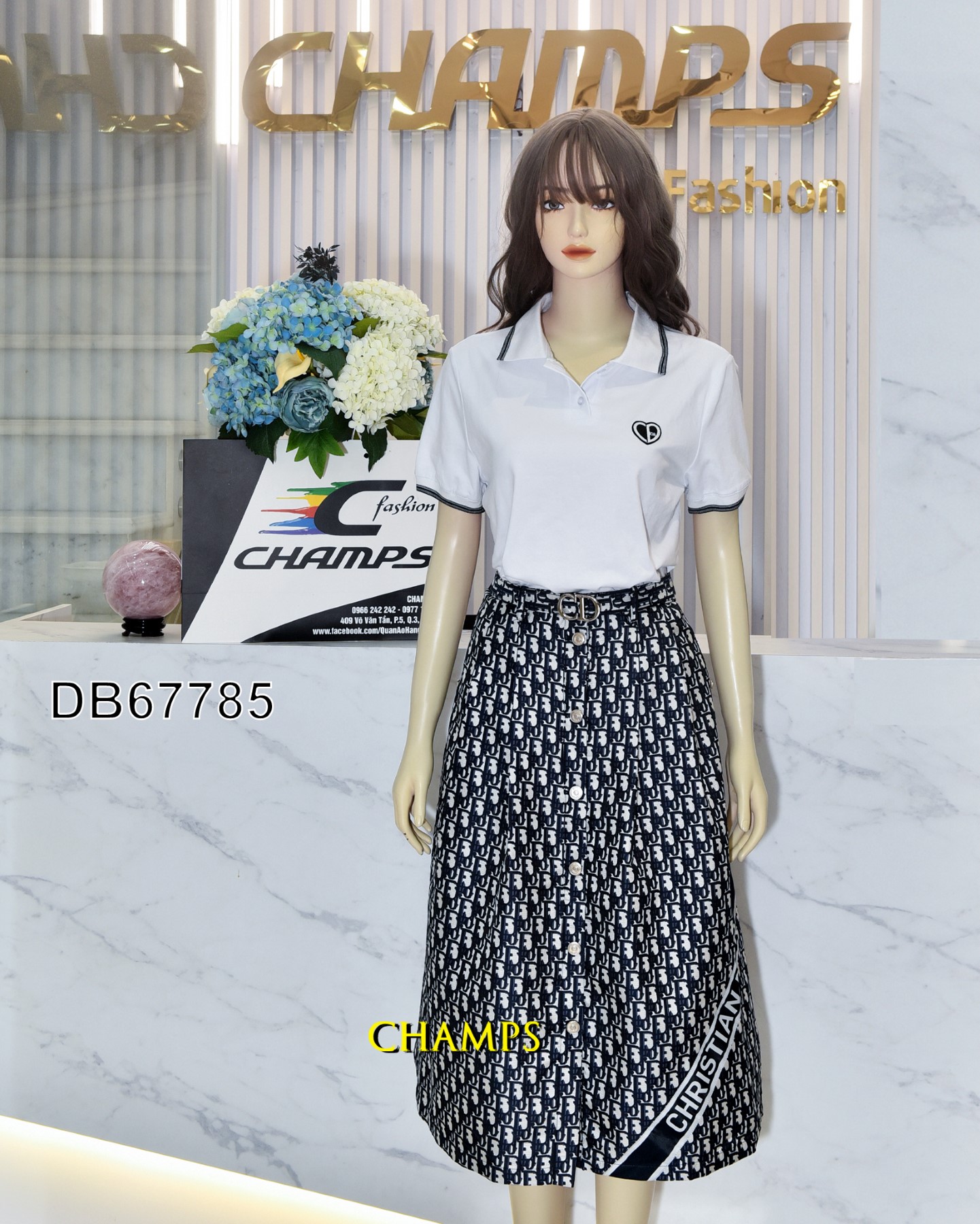 BỘ ÁO THUN +CV DIOR +DN 67785