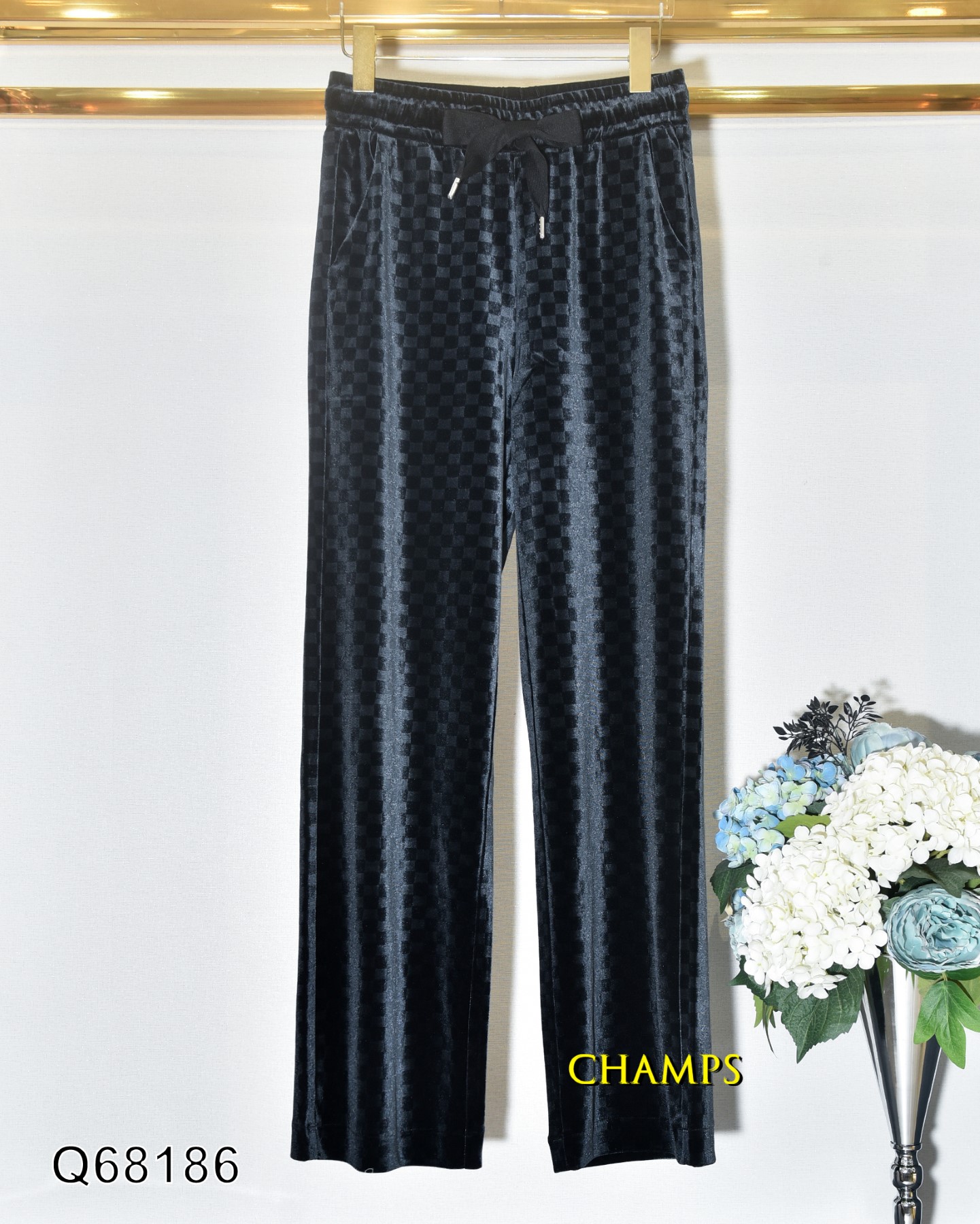 QUẦN NHUNG SUÔN XANH XÁM 68186