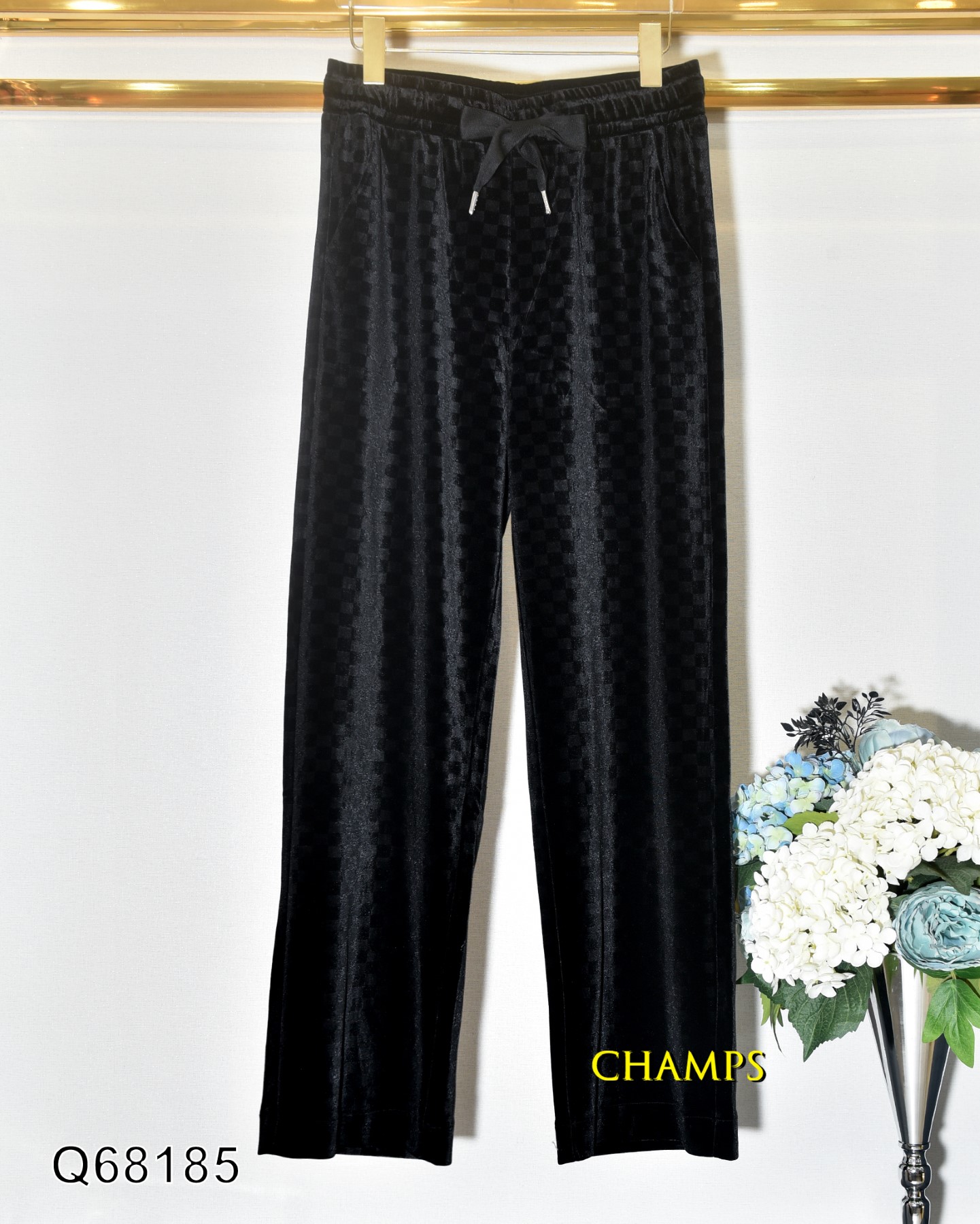 QUẦN NHUNG SUÔN ĐEN 68185