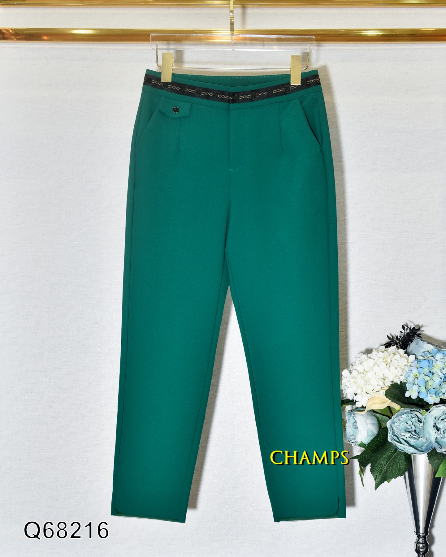 QUẦN TÂY 90F XANH LƯNG H 68216