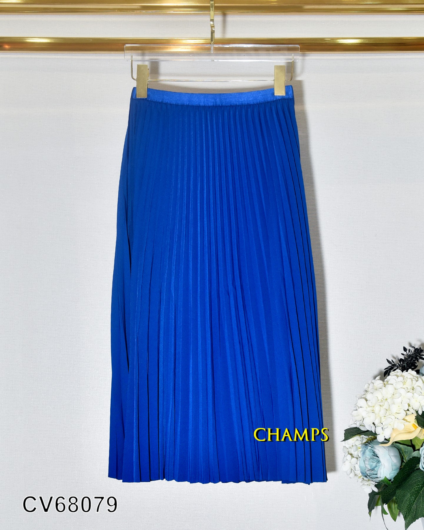 CHÂN VÁY XẾP LY XANH 68079