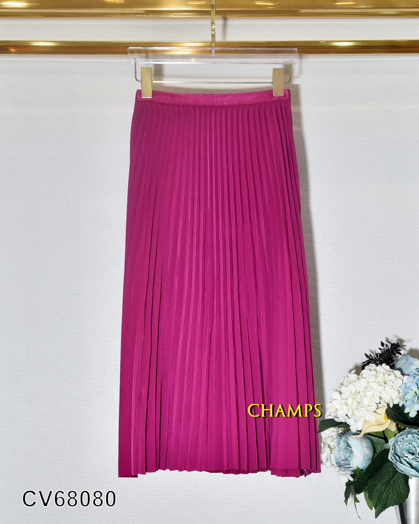 CHÂN VÁY XẾP LY TÍM 68080