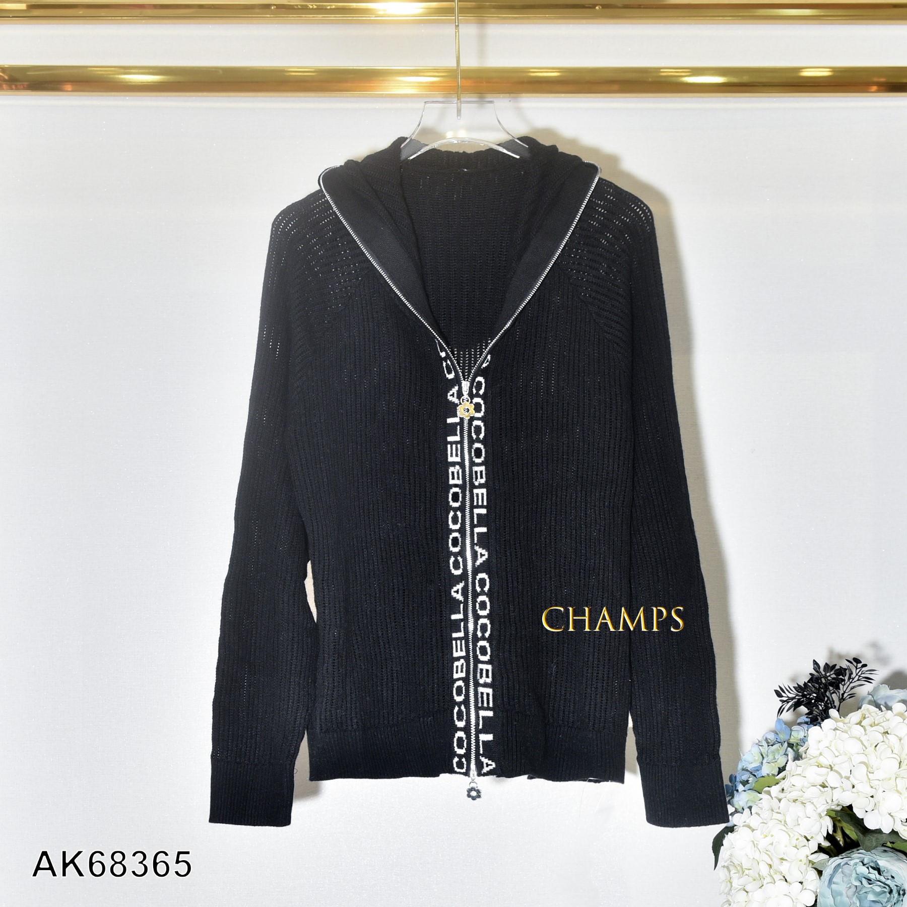 ÁO KHOÁC LEN NÓN CƯỜM CHANEL 68365